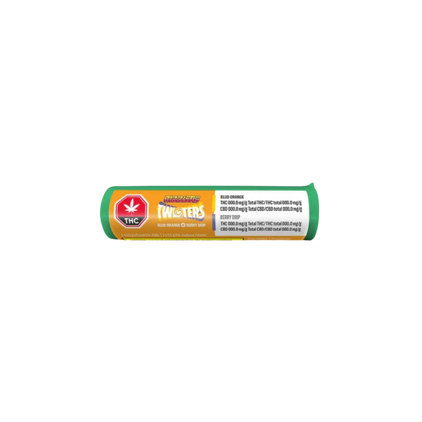 Blud Orange & Berry Drip distillate and Terps Infused By Rizzlers