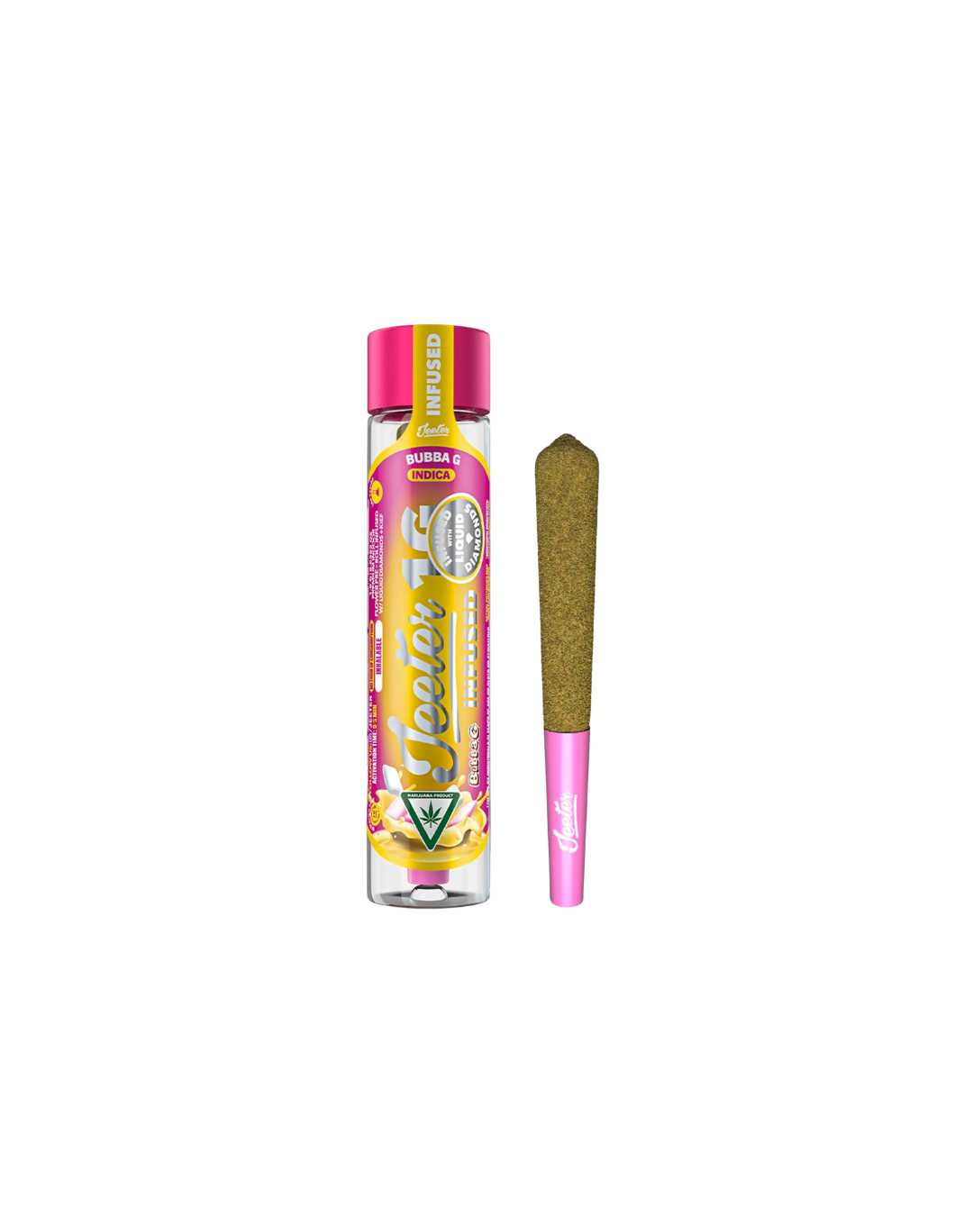 Bubba G Liquid Diamonds and Kief Coated Infused By Jeeter
