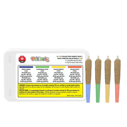 Burst Collection Distillate Infused and diamonds Coated By Potluck