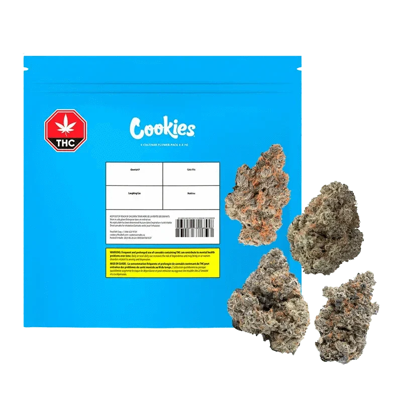 4 Cultivar Flower Pack By Cookies
