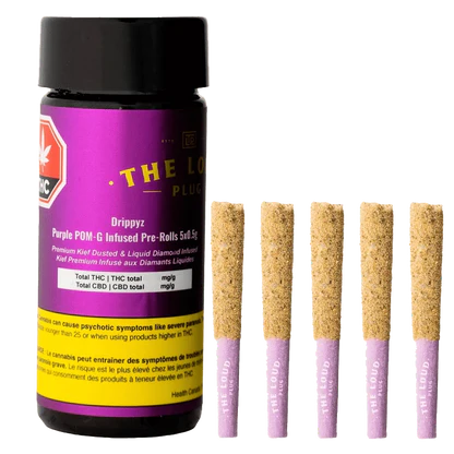 Drippyz Purple Pom-G Liquid Diamonds & Kief Infused By The Loug Plug