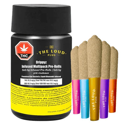 Drippyz Variety Pack Liquid Diamonds & Kief Infused By The Loud Plug