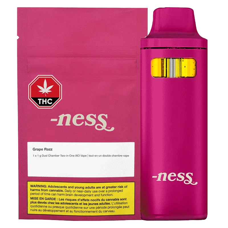 Grape Razz Dual Chamber Two-in-One By Ness (H)