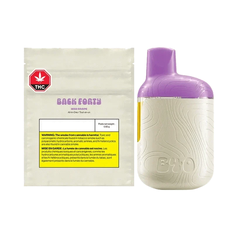 Iced Grape Liquid Diamonds By Back Forty (S)