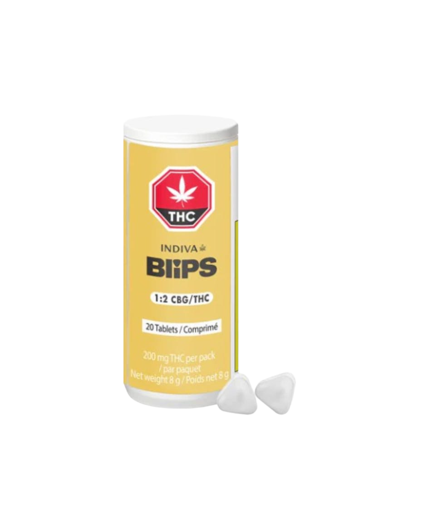 Indiva Blips 2:1 CBG/THC Tablets (H)