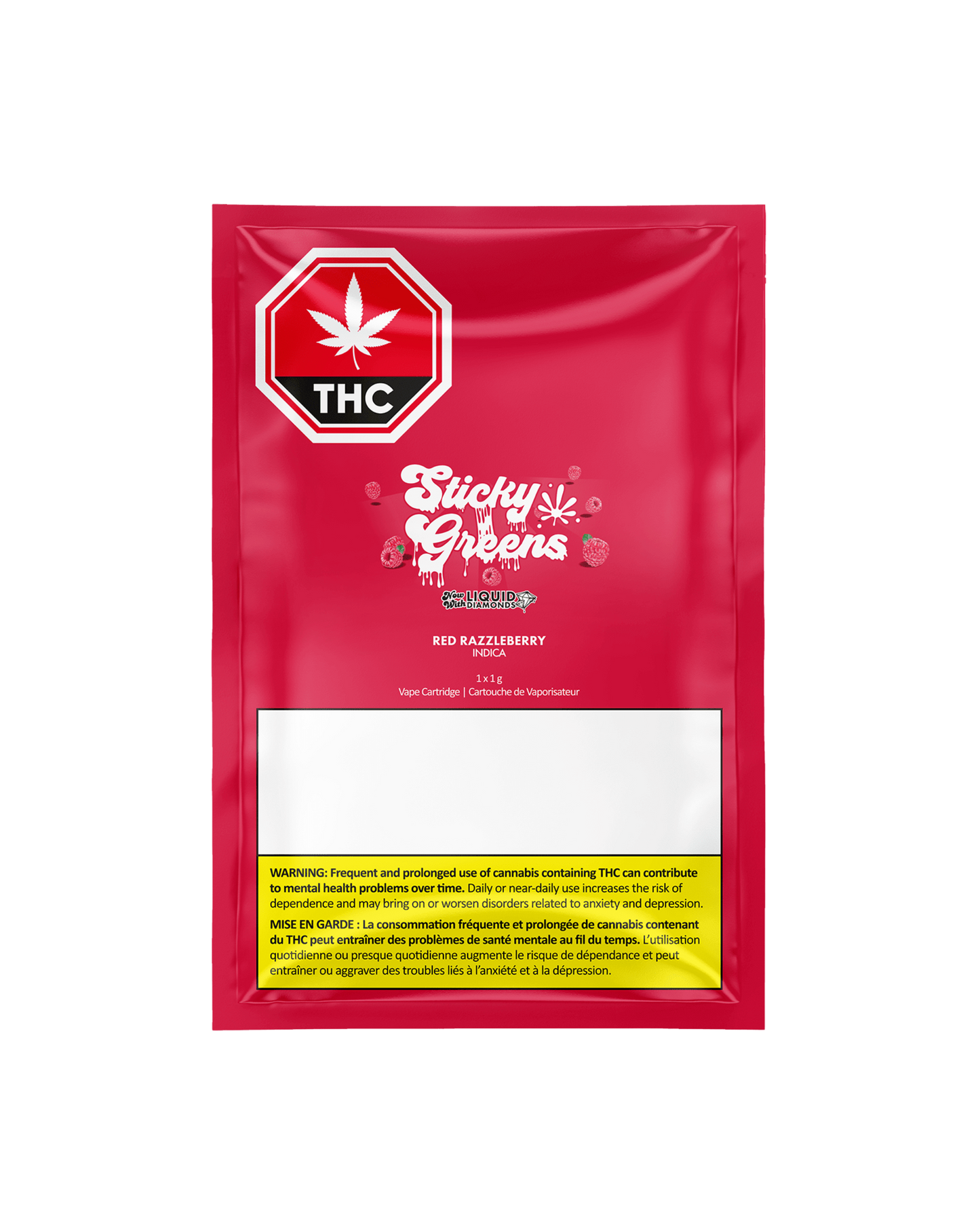 Red Razzleberry Liquid Diamonds By Sticky Greens (S)