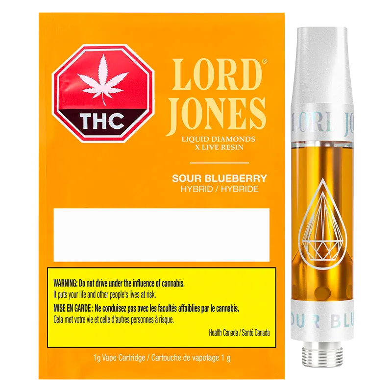Sour Blueberry Liquid Diamonds x Live Resin By Lord Jones (H)