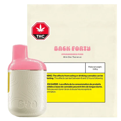 Strawberry Pink Liquid Diamonds By Back Forty (H)