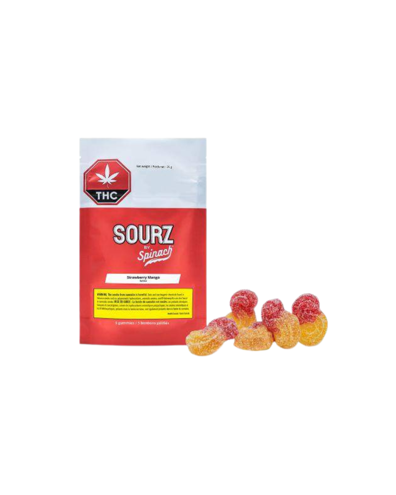 Strawberry Mango Gummies by Spinach Sourz (S)