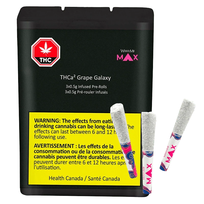 THCa Grape Galaxy Liquid Diamonds Infused By Weed Me Max