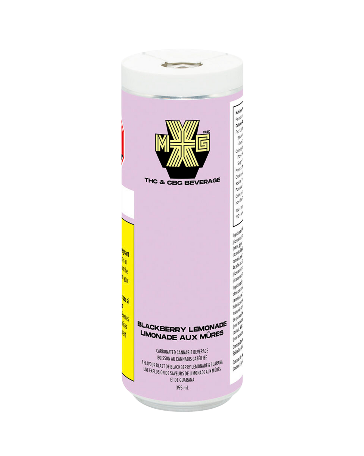 XMG - Blackberry Lemonade + (THC/CBG) 355ml