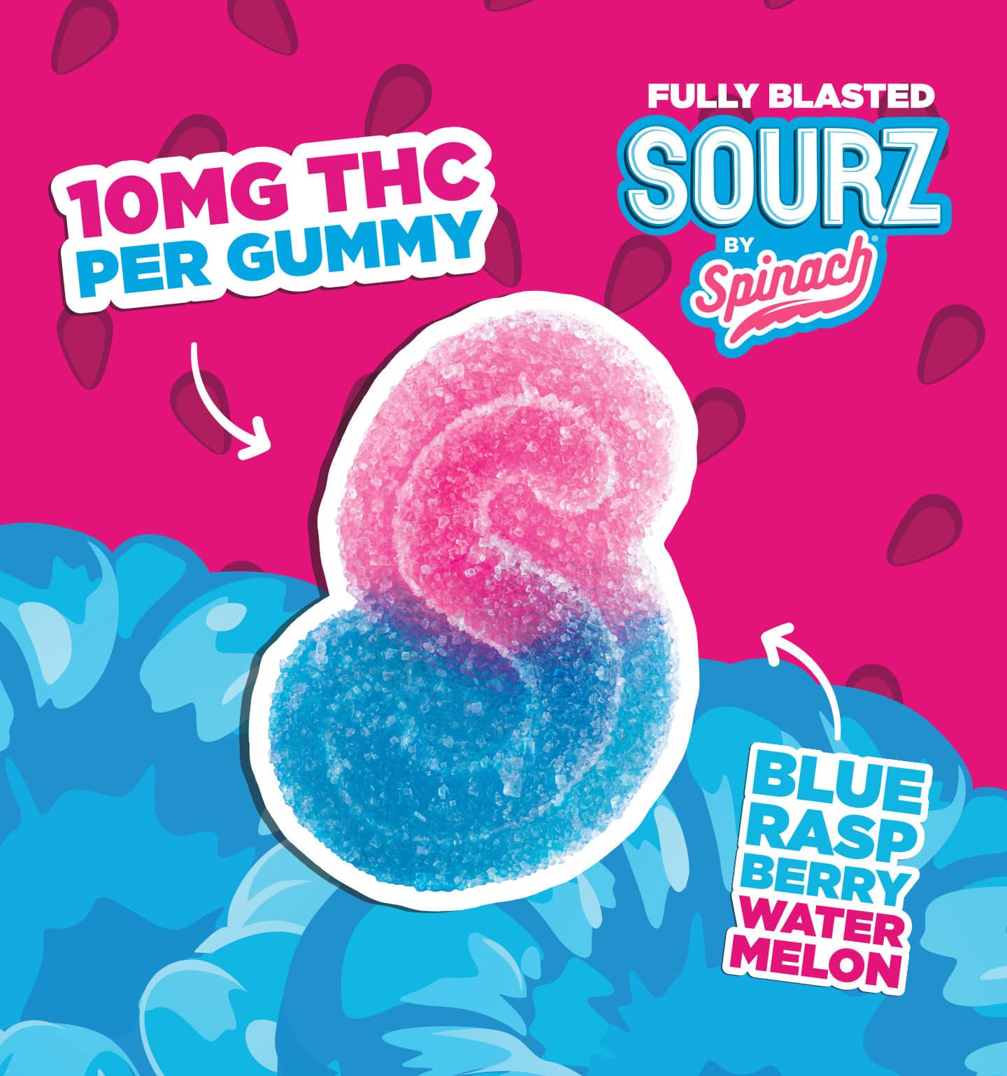 Fully Blasted Blue Raspberry Watermelon by Spinach (I)