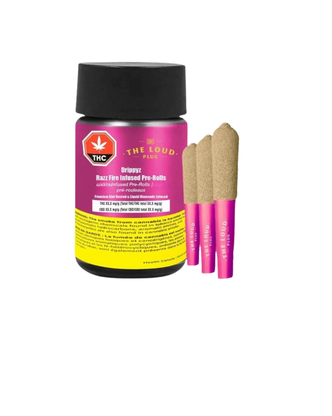 Drippyz Razz Fire Liquid Diamonds & Kief Infused By The Loud Plug
