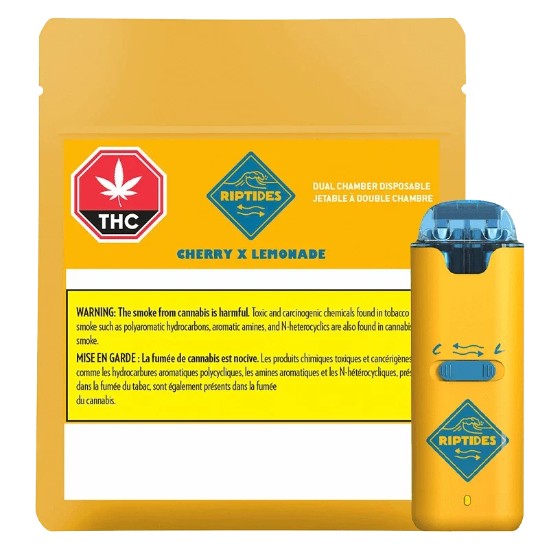 Cherry x Lemonade Dual Liquid Diamonds By Riptides (S)