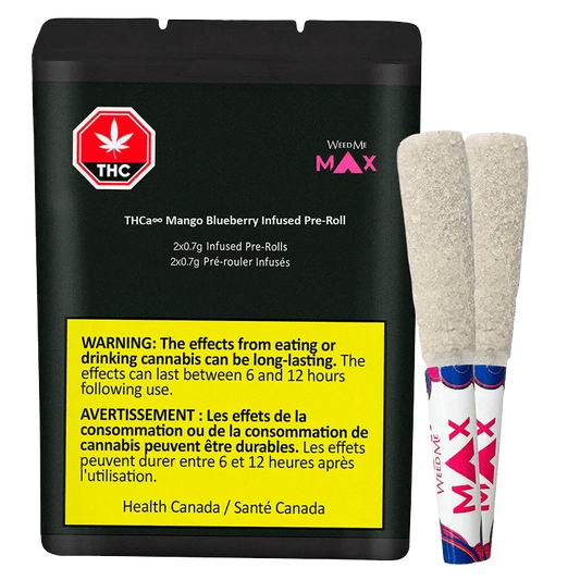 THCa Infinity Mango Blueberry Liquid Diamonds and Diamond Coated By Weed Me Max