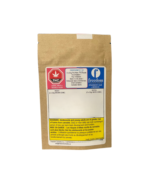 Animal mints x triangle kush(I)+ strawberry haze x meringue (S) BY FREEDOM CANNABIS