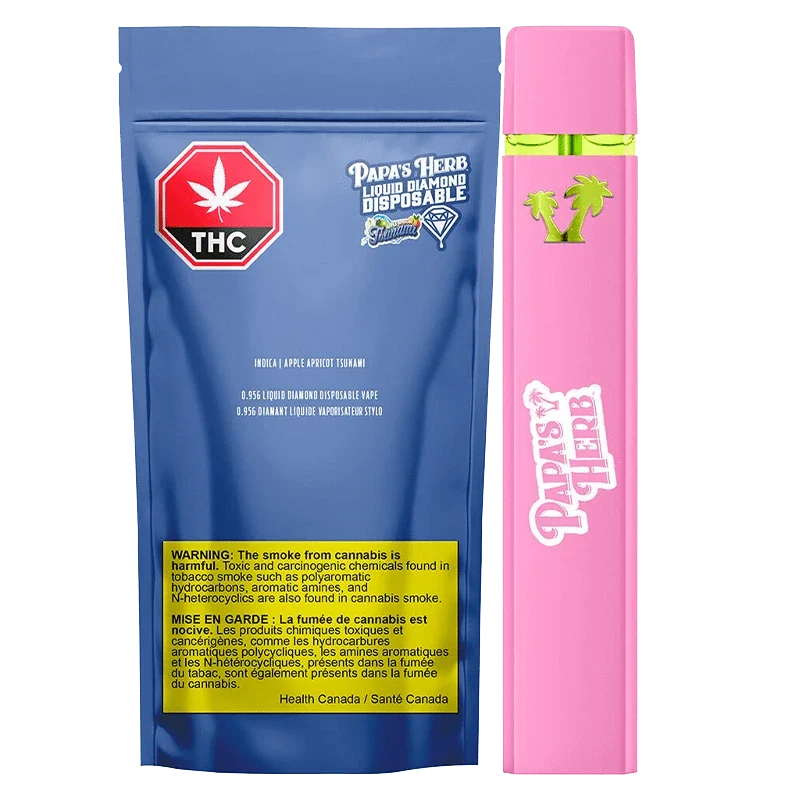 Apple Apricot Tsunami Liquid Diamond By Papa's Herb (I)