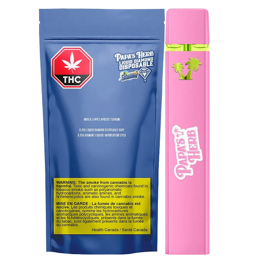 Apple Apricot Tsunami Liquid Diamond By Papa's Herb (I)