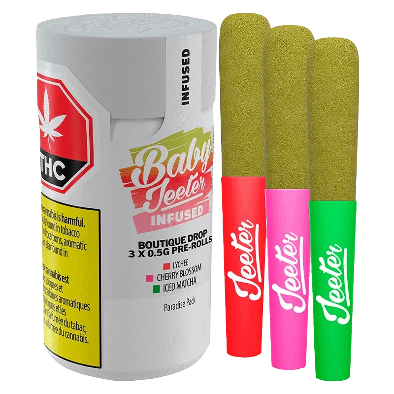 Boutique Drop Liquid Diamonds and Kief Coated By Jeeter