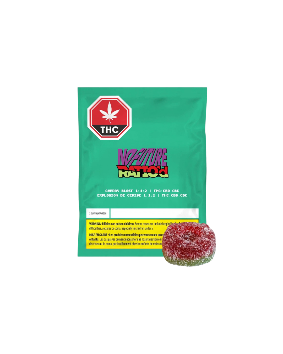 Cherry Blast 1:1:2 THC/CBD/CBC By No Future Ratio'd (S)
