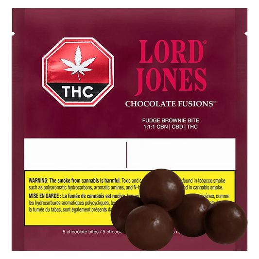 Chocolate Fusions Fudge Brownie Bite THC|CBD|CBN By Lord Jones (I)