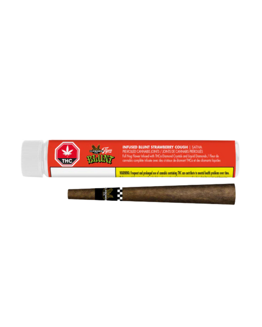 Flyers Strawberry Cough Liquid Diamonds Infused Blunt By Claybourne