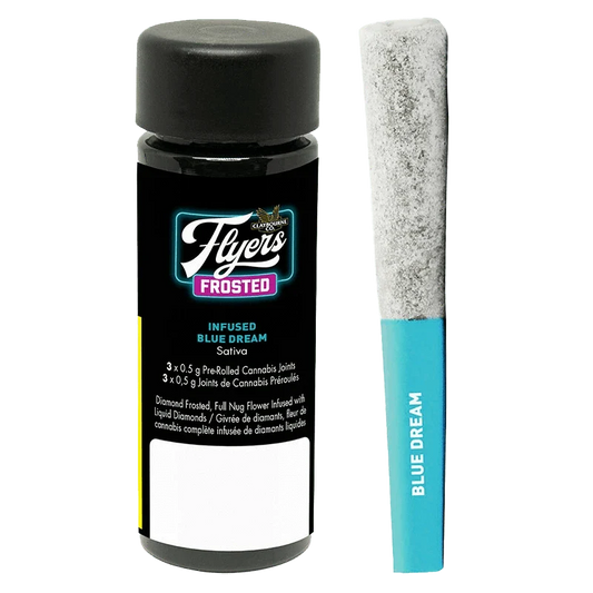 Frosted Flyers Blue Dream Liquid Diamond And Diamond dust Infused By Clayborne