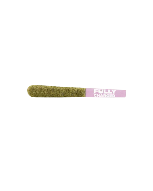 Fully Charged Cherry Crush Liquid Diamond and Kief Coated By Spinach