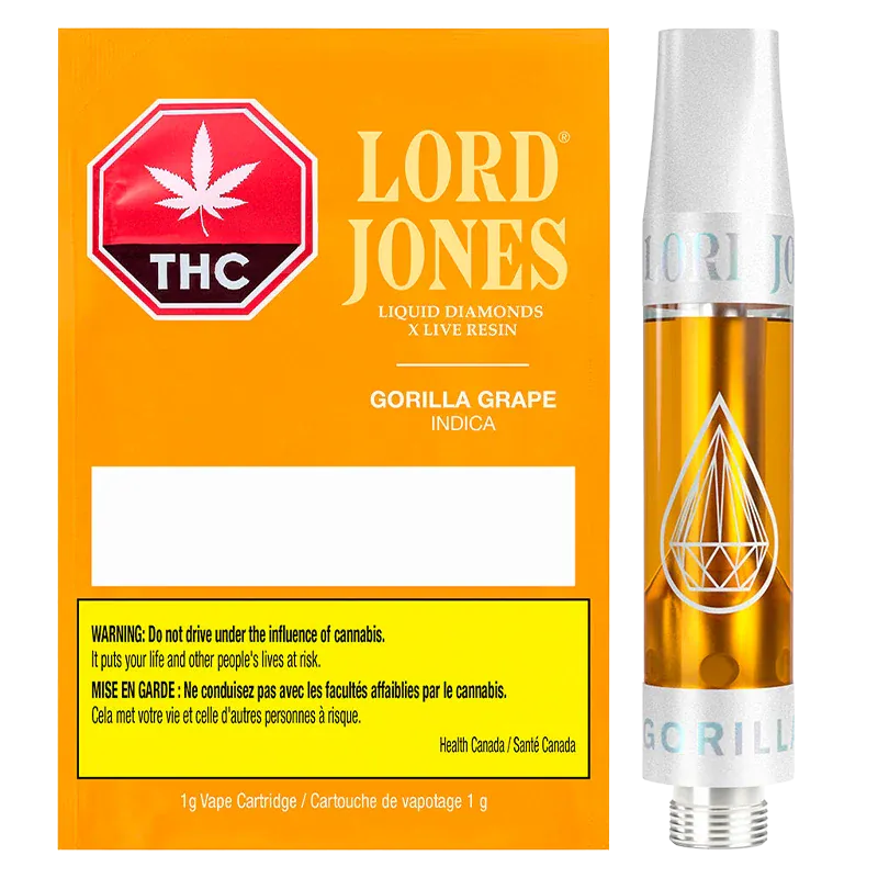 Gorilla Grape Liquid Diamonds x Live Resin By Lord Jones (I)