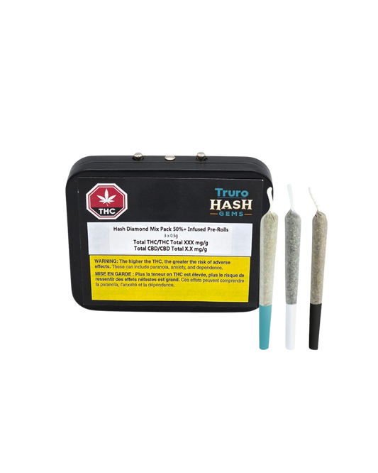 Hash Gems Diamond Mix Pack diamonds and hash Infused By Truro