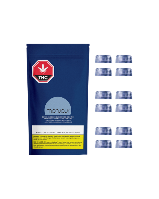 Multipack of 3 Monjour CBN Bedtime Blueberry Lemon By Monjour (I)
