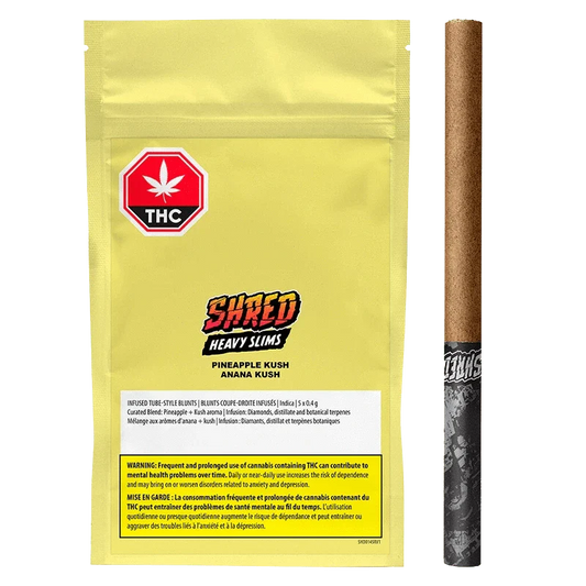 Pineapple Kush Heavy Slims diamonds, disty, and terps Infused Blunt By Shred