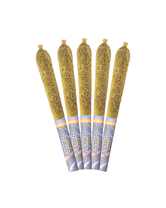 Pineapple Orange Peel Live Rosin Infused and Kief Coated By Astrolab