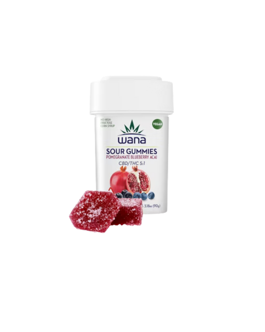 Pomegranate Blueberry Acai 5:1 THC:CBD By Wana (H)