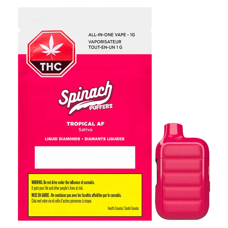 Pufferz Strawberry Burst Liquid Diamonds By Spinach (S)