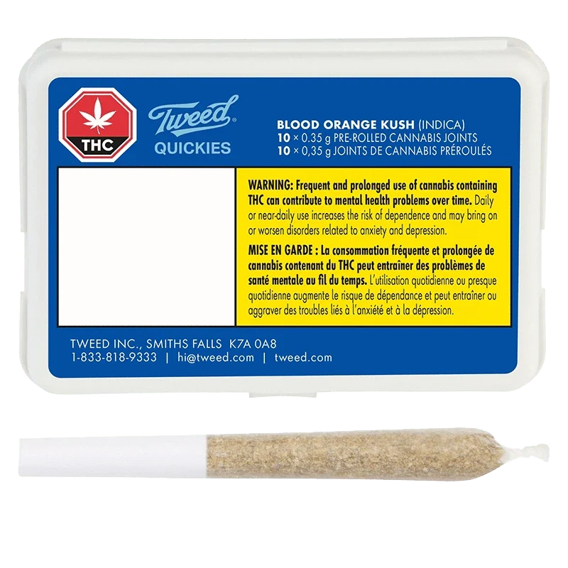 Quickies Blood Orange Kush By Tweed