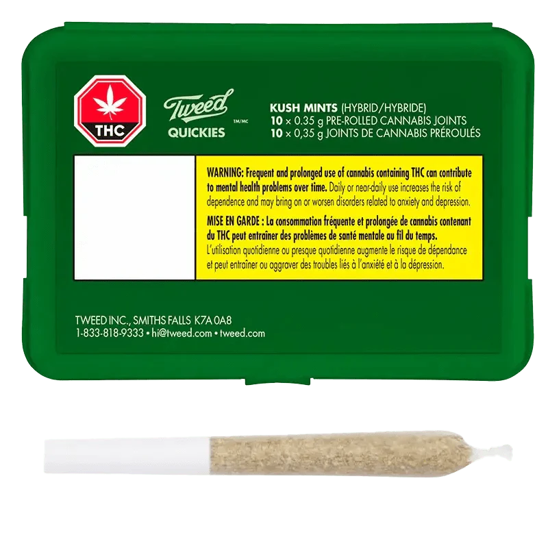 Quickies Kush Mints By Tweed