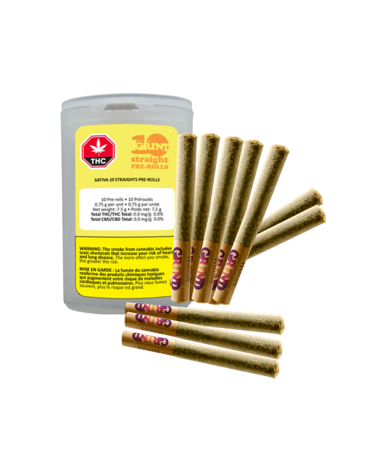 Sativa 10 Straights By Weed Me Grind