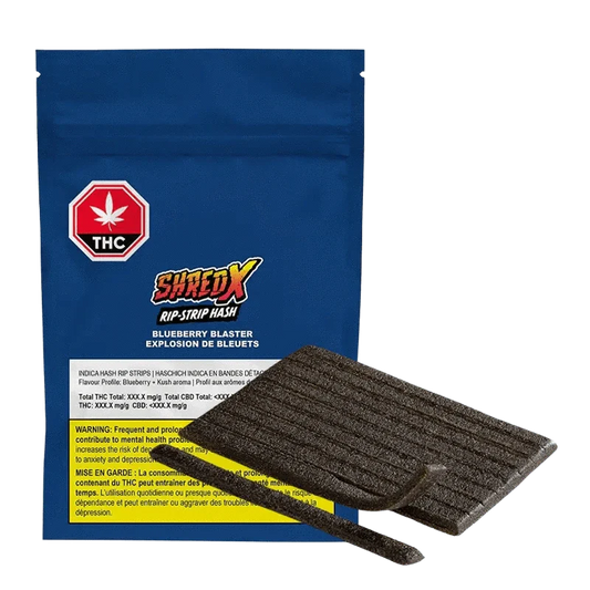 Blueberry Blaster Hash Rip-Strips By Shred X (I)