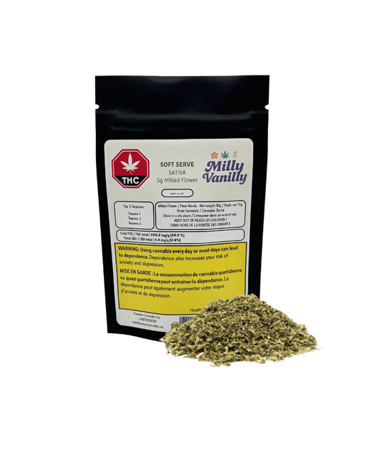 Soft Serve Sativa By Milly Vanilly (Milled)