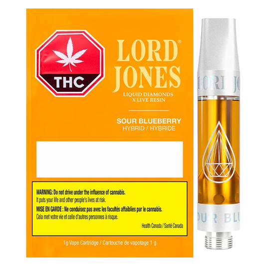 Sour Blueberry Liquid Diamonds x Live Resin By Lord Jones (H)