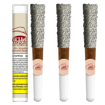 Strawberry Stampede Diamonds Infused and Diamond Coated By Wild West