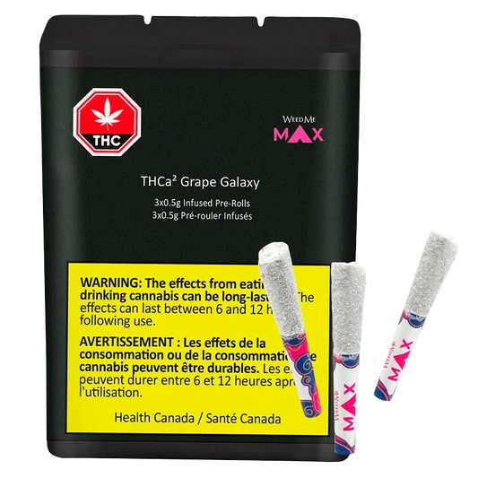 THCa Grape Galaxy Liquid Diamonds Infused By Weed Me Max