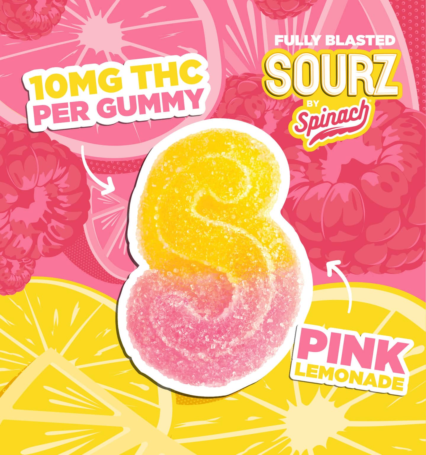Fully Blasted Pink Lemonade By Spinach Sourz (S)