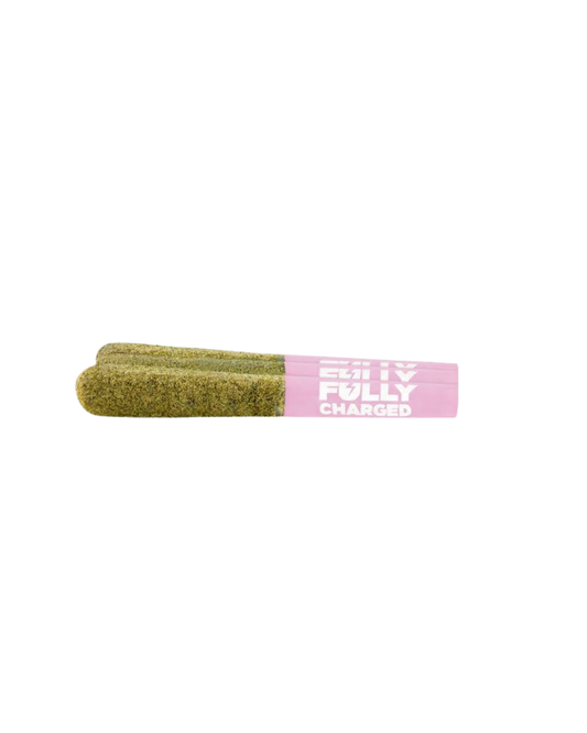 Fully Charged Cherry Crush Liquid Diamond, Live Rosin and Kief Coated By Spinach