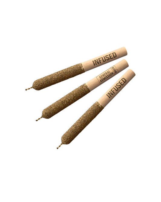 Berry Sunshine Diamonds, Distillate Infused And Kief Coated By General Admission