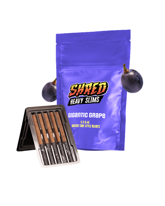 Gigantic Grape Heavy Slims diamonds, disty, and terps Infused Blunt By Shred