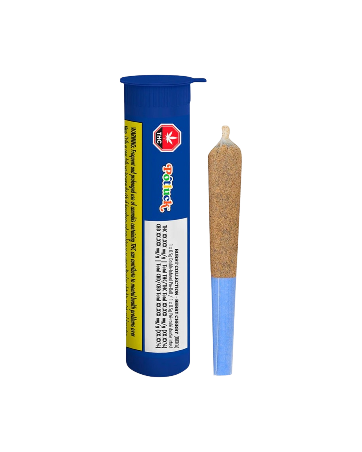 Berry Cherry Double Infused and Kief Coated By Potluck